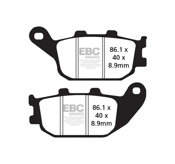 EBC Bremsbeläge & Bremsbacken für HONDA NSS 250 2001-2004
