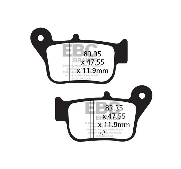 EBC Bremsbeläge & Bremsbacken für SYM MAXSYM 400 I ABS 2012-2019
