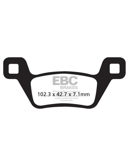 EBC Bremsbeläge & Bremsbacken für KYMCO MXU 700 I 4X4 2013-2018