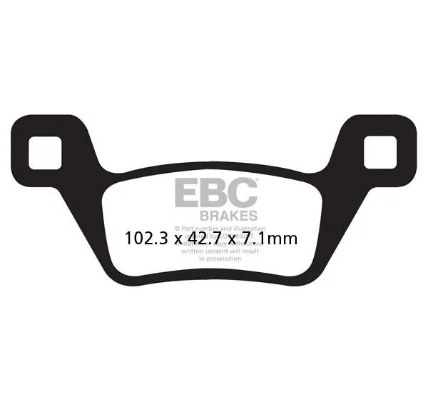 EBC Bremsbeläge & Bremsbacken für KYMCO MXU 700 I 4X4 2013-2018