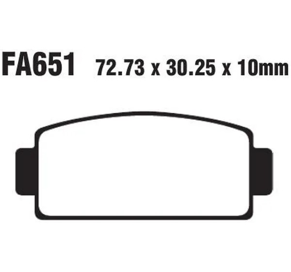 EBC Bremsbeläge & Bremsbacken für CF MOTO CFORCE 800 EFI 4X4 2014-2015