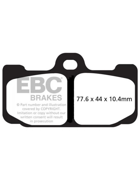 EBC Bremsbeläge & Bremsbacken - BRAKE PAD GPFA SINTER RACE