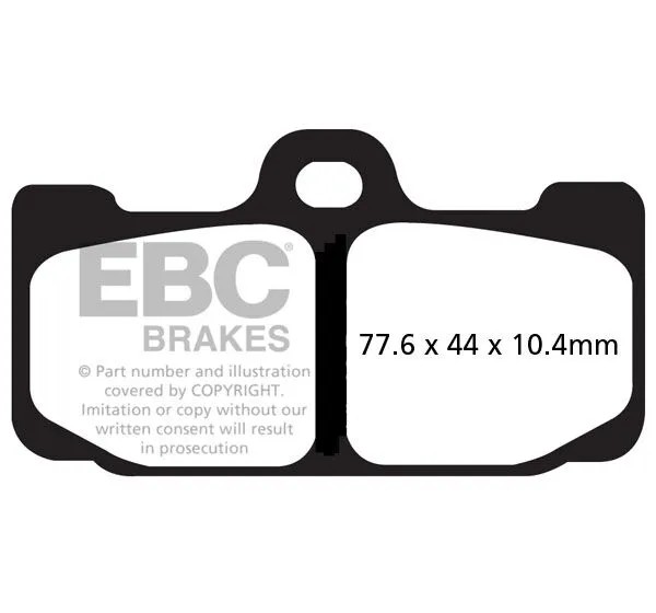 EBC Bremsbeläge & Bremsbacken - BRAKE PAD GPFA SINTER RACE