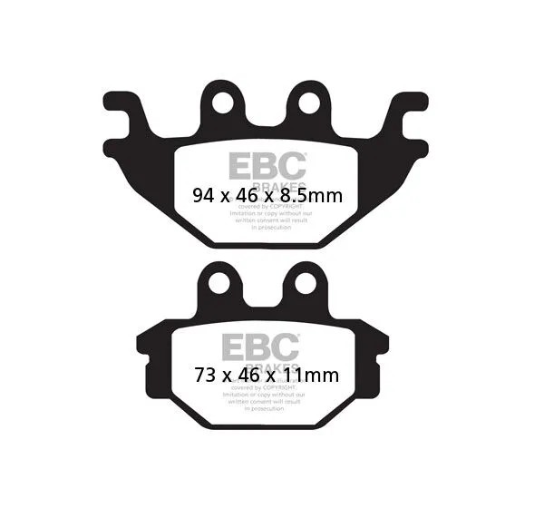 EBC Bremsbeläge & Bremsbacken für YAMAHA YZF-R 125 2008-2016