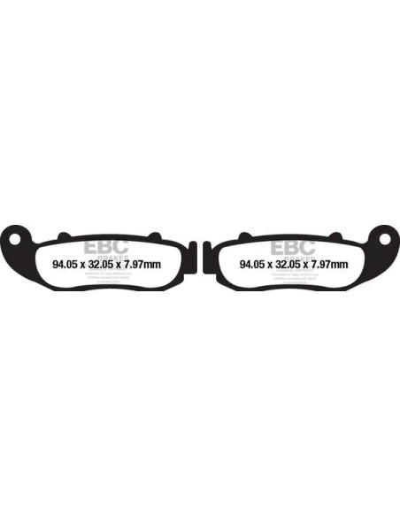 EBC Bremsbeläge & Bremsbacken für SWM SIX DAYS 440 ABS 2019-2020