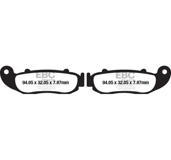 EBC Bremsbeläge & Bremsbacken für SWM SIX DAYS 440 ABS 2019-2020