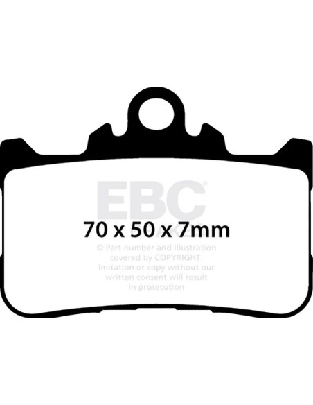 EBC Bremsbeläge & Bremsbacken für HONDA CB 500 F ABS 2021-2022