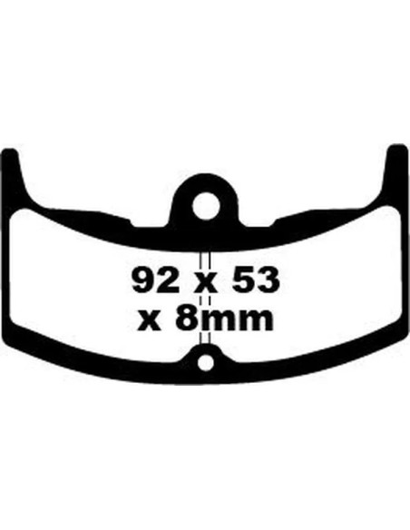EBC Bremsbeläge & Bremsbacken für HONDA CBX 550 F 1982-1984