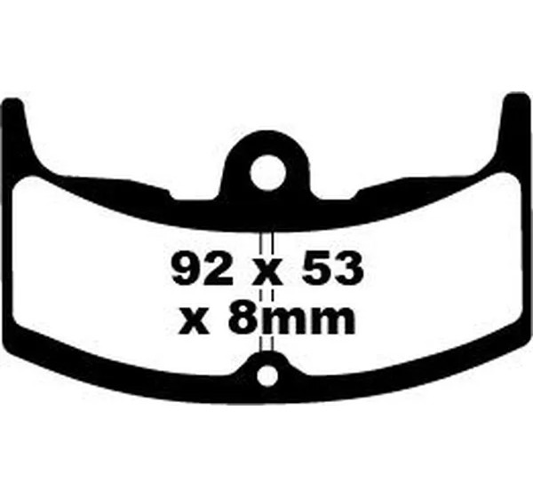 EBC Bremsbeläge & Bremsbacken für HONDA CBX 550 F 1982-1984