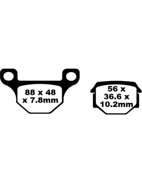 EBC Bremsbeläge & Bremsbacken für RIEJU MRT 50 SM 2009-2020