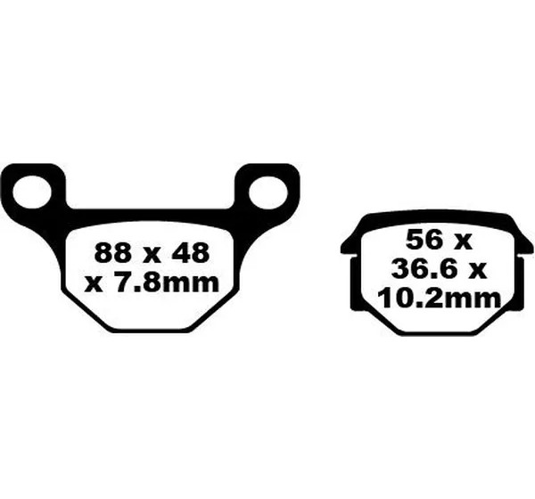 EBC Bremsbeläge & Bremsbacken für RIEJU MRT 50 SM 2009-2020