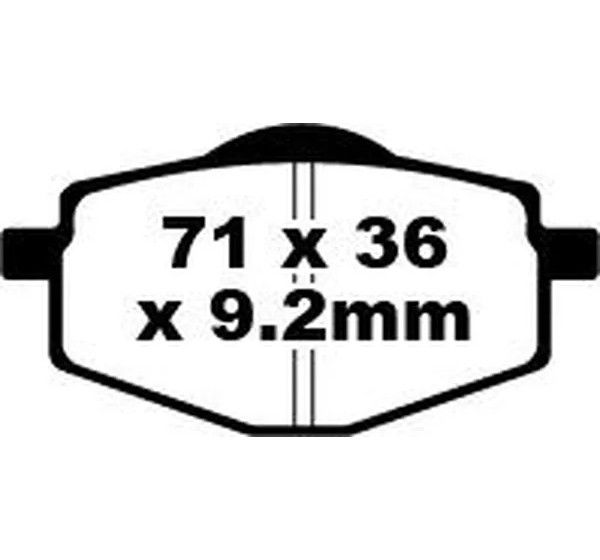 EBC Bremsbeläge & Bremsbacken für YAMAHA XT 225 1986-2006