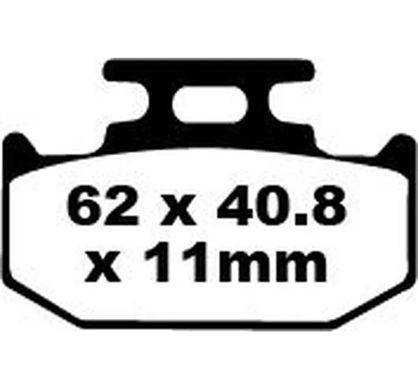 EBC Bremsbeläge & Bremsbacken für YAMAHA YZ 250 1992-1997