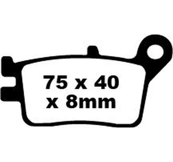 EBC Bremsbeläge & Bremsbacken für HONDA NX 250 1989-1994