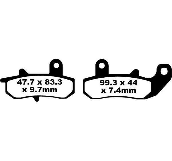 EBC Bremsbeläge & Bremsbacken für SUZUKI DR 650 R 1990-1993