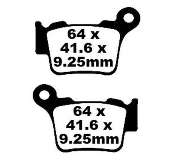 EBC Bremsbeläge & Bremsbacken für KTM EXC-F 250 ab 2007