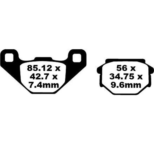 EBC Bremsbeläge & Bremsbacken für APRILIA RX 125 1992-2001
