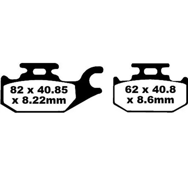 EBC Bremsbeläge & Bremsbacken für SUZUKI LT-A 400 ASI 4X4 2011-2018