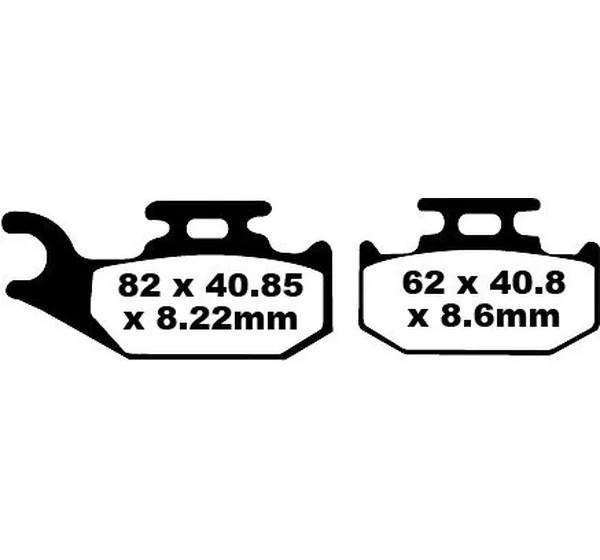 EBC Bremsbeläge & Bremsbacken für SUZUKI LT-A 400 ASI 4X4 2011-2018