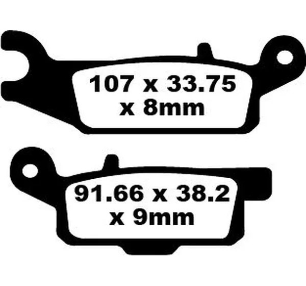 EBC Bremsbeläge & Bremsbacken für YAMAHA YFM 700 GPS 4X4 2016-2025
