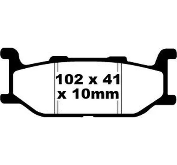 EBC Bremsbeläge & Bremsbacken für YAMAHA XP 500 T-Max 2001-2003