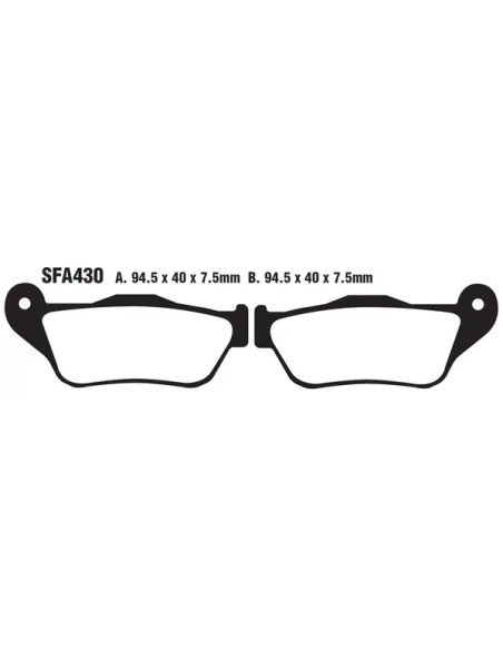 EBC Bremsbeläge & Bremsbacken für MBK SKYCRUISER 125 2006-2010
