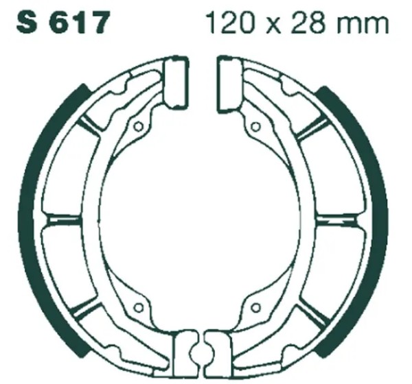 EBC Bremsbeläge & Bremsbacken für SUZUKI TS 50 XK 1991-2000