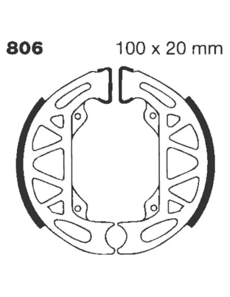 EBC Bremsbeläge & Bremsbacken für GILERA TYPHOON 50 1996-2007
