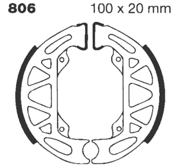 EBC Bremsbeläge & Bremsbacken für GILERA TYPHOON 50 1996-2007