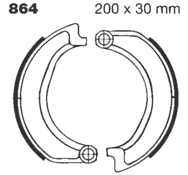 EBC Bremsbeläge & Bremsbacken für BMW R 50 /5 1969-1973