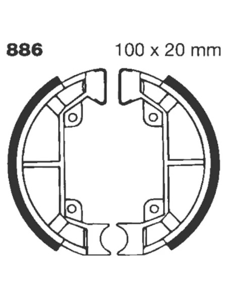 EBC Bremsbeläge & Bremsbacken für PIAGGIO QUARTZ 50 1992-1996
