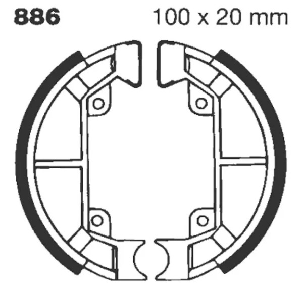 EBC Bremsbeläge & Bremsbacken für PIAGGIO QUARTZ 50 1992-1996