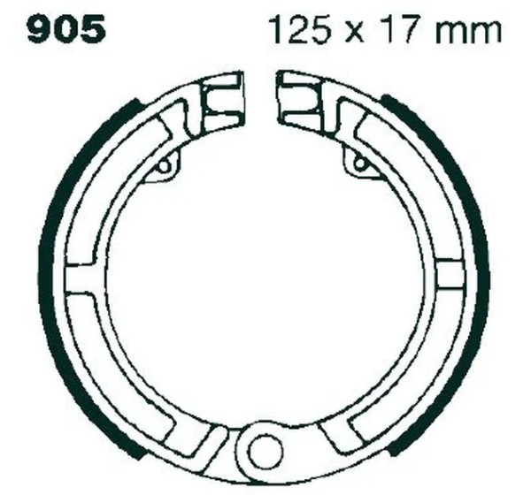 EBC Bremsbeläge & Bremsbacken für VESPA PRIMAVERA 125 1967-1983