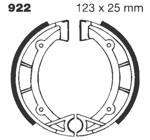 EBC Bremsbeläge & Bremsbacken für GILERA ARCORE 125 1973-1977