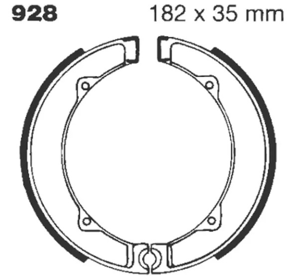 EBC Bremsbeläge & Bremsbacken für DUCATI MARK III 450 1970-1974