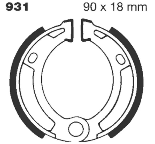 EBC Bremsbeläge & Bremsbacken für TOMOS STANDARD 50 1985-2019