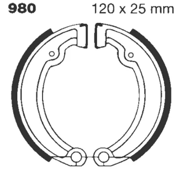 EBC Bremsbeläge & Bremsbacken für MZ ETZ 125 1985-1994