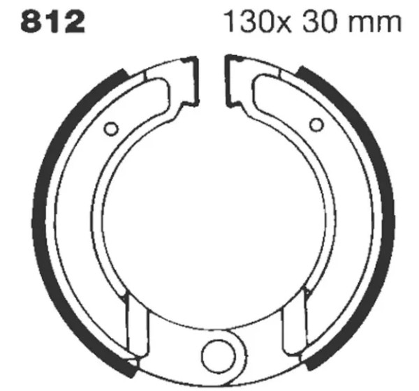 EBC Bremsbeläge & Bremsbacken für KTM GS 125 1983-1984