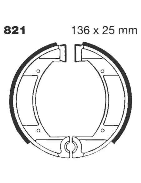 EBC Bremsbeläge & Bremsbacken für MAICO MC 250 1960-1983