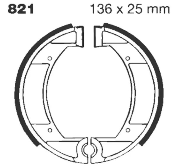 EBC Bremsbeläge & Bremsbacken für MAICO MC 250 1960-1983