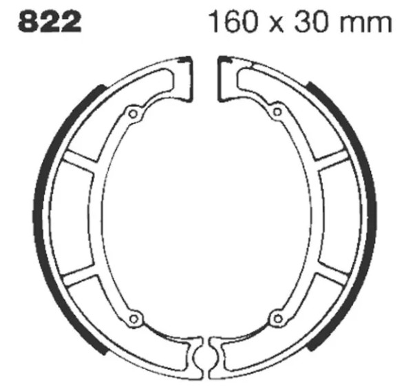 EBC Bremsbeläge & Bremsbacken für MAICO MC 250 1960-1983