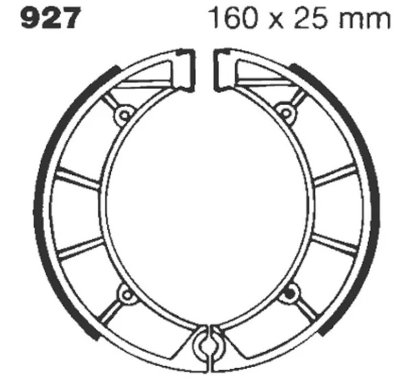 EBC Bremsbeläge & Bremsbacken für MOTO MORINI KANGURO 350 1982-1986