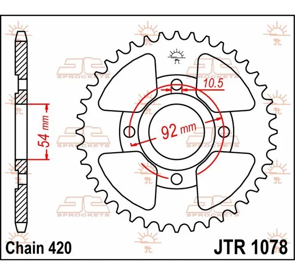 JT SPROCKETS Ritzel & Kettenräder - Detailansicht