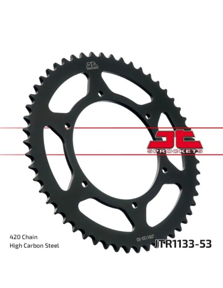 JT SPROCKETS Ritzel & Kettenräder für DERBI SENDA 50 DRD SM 2006-2017