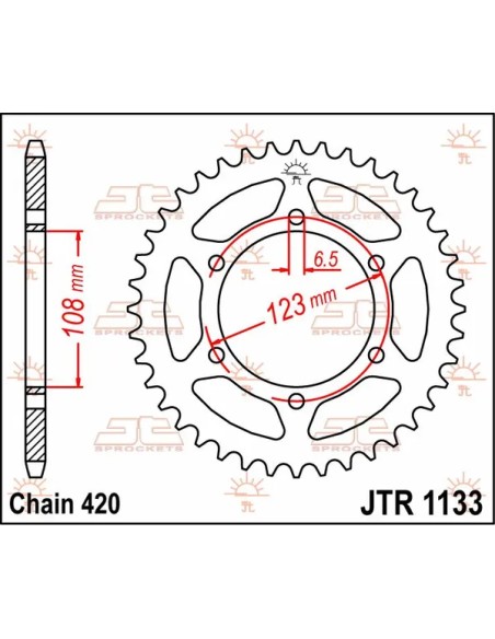 JT SPROCKETS Ritzel & Kettenräder - Detailansicht
