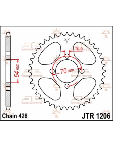 JT SPROCKETS Ritzel & Kettenräder - Detailansicht