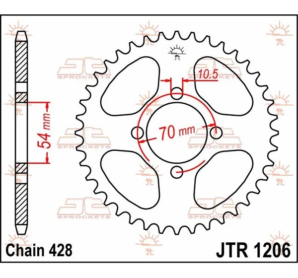 JT SPROCKETS Ritzel & Kettenräder - Detailansicht