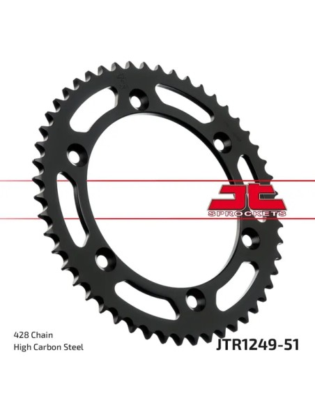 JT SPROCKETS Ritzel & Kettenräder für HONDA XLR 125 R 1998-2002