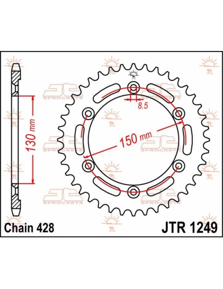JT SPROCKETS Ritzel & Kettenräder - Detailansicht