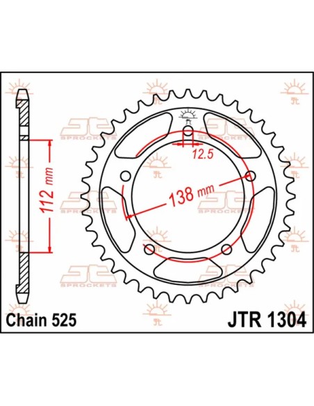 JT SPROCKETS Ritzel & Kettenräder - Detailansicht